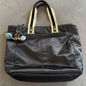 Women’s Coach Tote Bag with Cream Handles